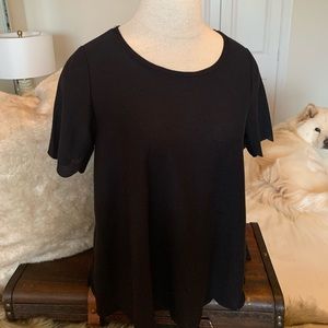 Top shop Short sleeve scallop top